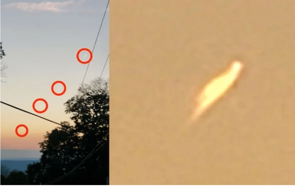 Disturbing footage shows ‘squadron of UFOs’ shooting across sky