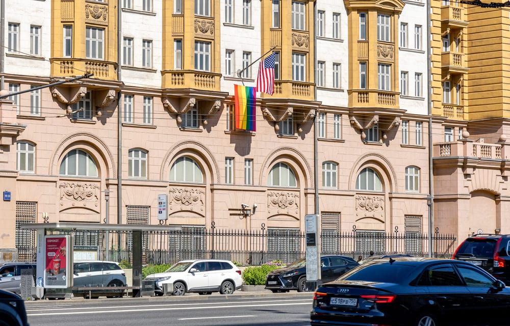Putin mocks U.S. embassy for flying LGBTQ flag
