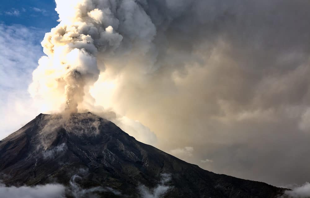 Multiples volcanoes erupting around the world along with hundreds of quakes striking near or under lava craters
