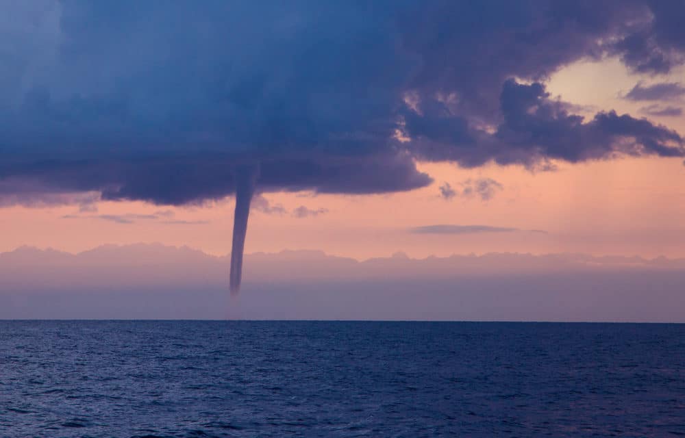 Six waterspouts form at once in Gulf of Mexico
