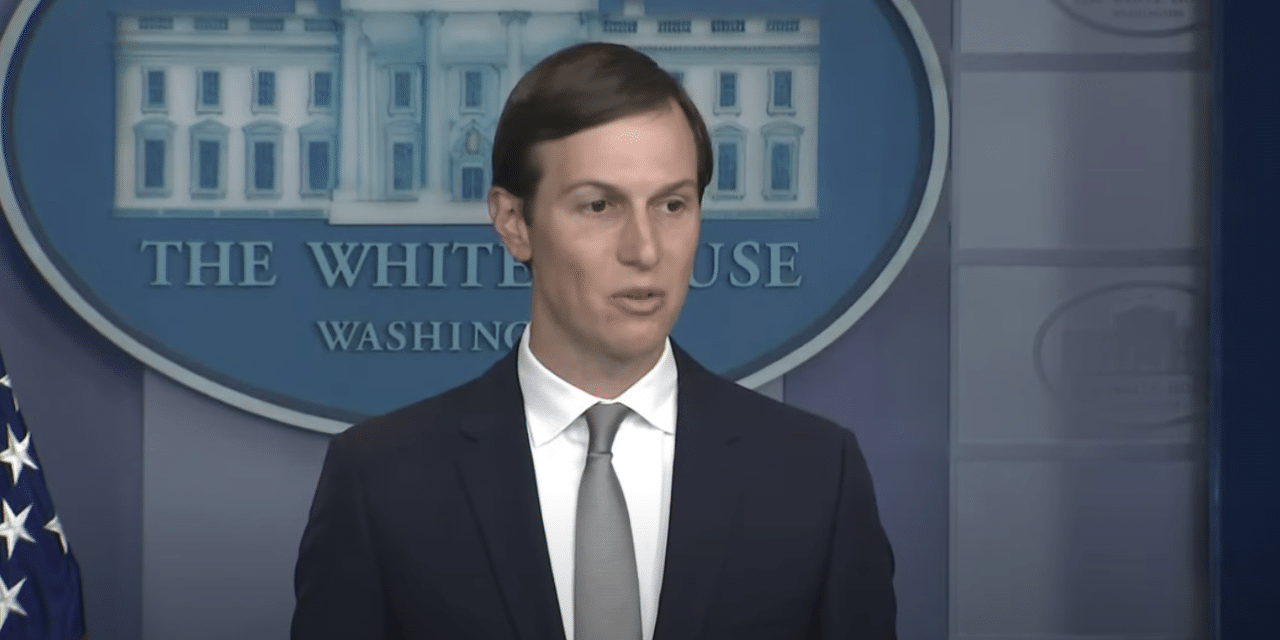 Kushner says Mideast Peace plan is to “save the two state solution”