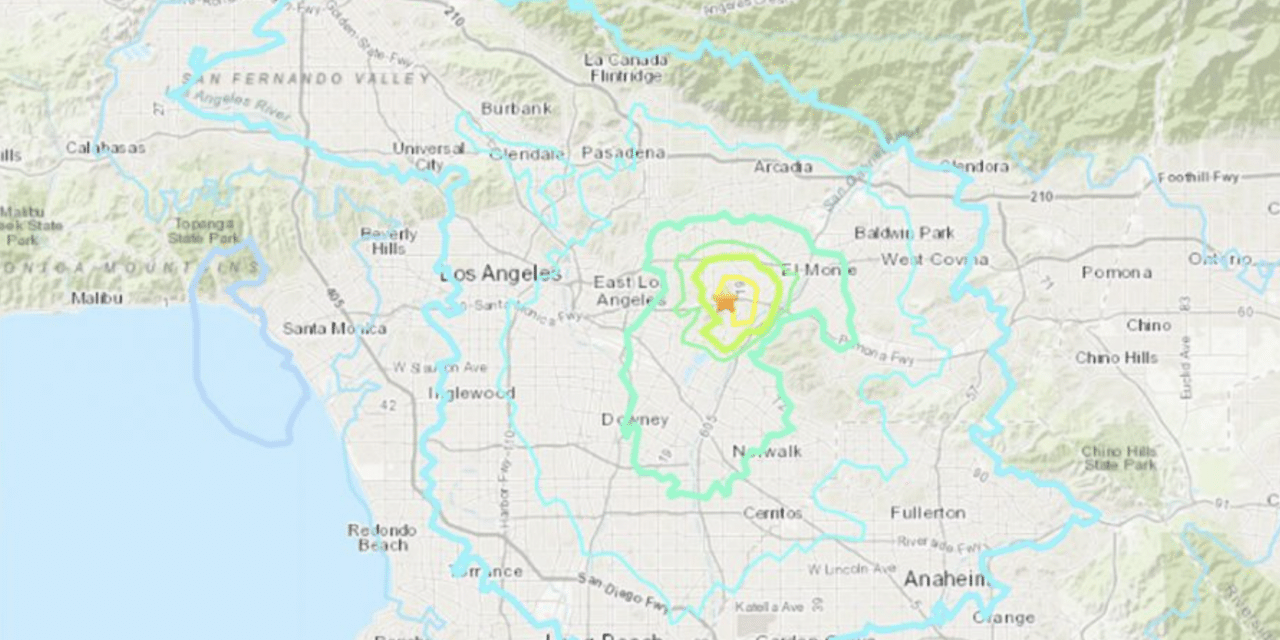 Strong magnitude 4.5 earthquake rattles LA; centered near deadly 1987 temblor
