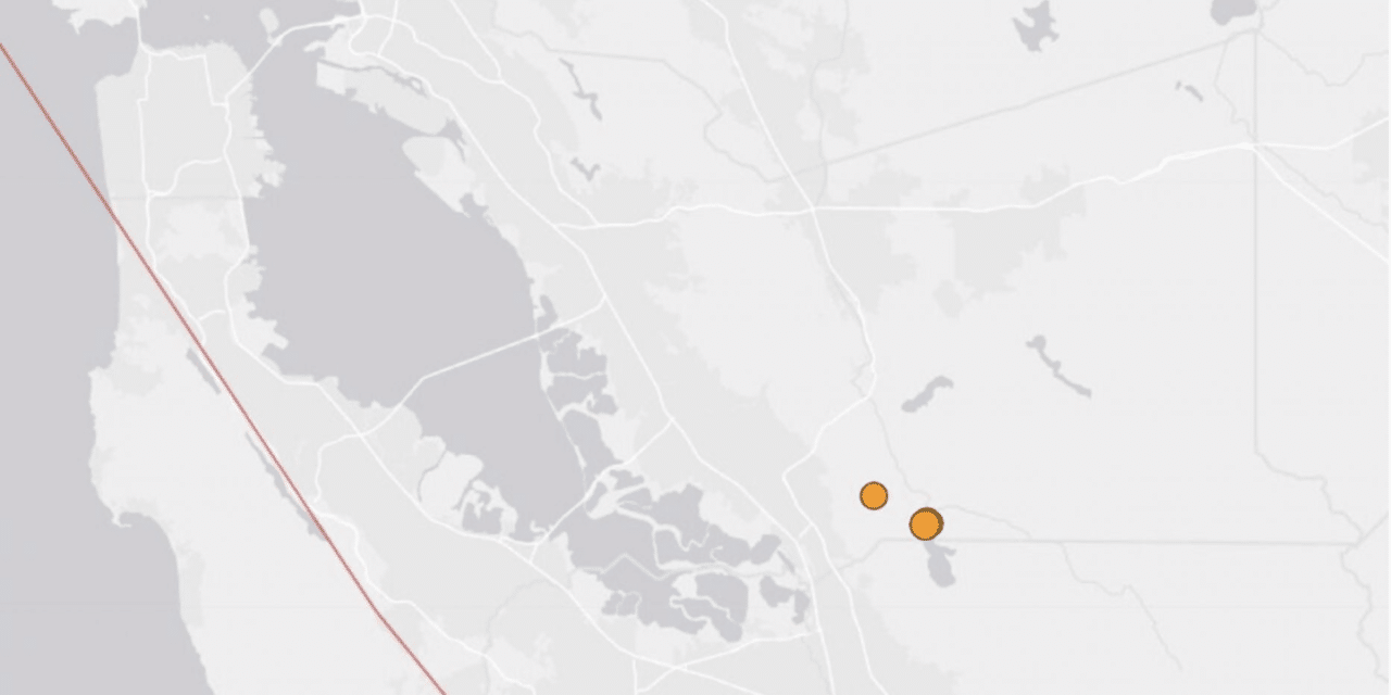 Earthquake swarm develops in California as 4 tremors rattle Milpitas for second time in 3 days