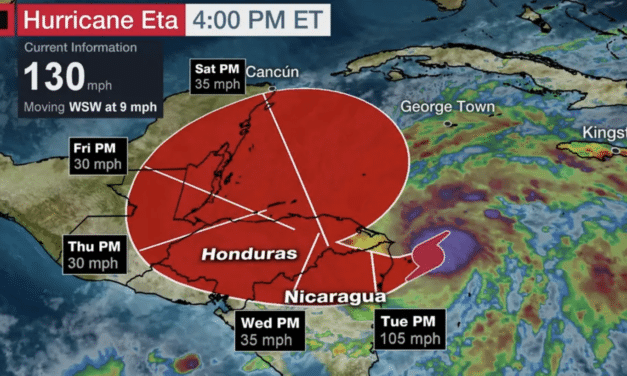 Eta Intensifies Into a Category 4 Hurricane, Projected to Make Catastrophic Hit to Central America