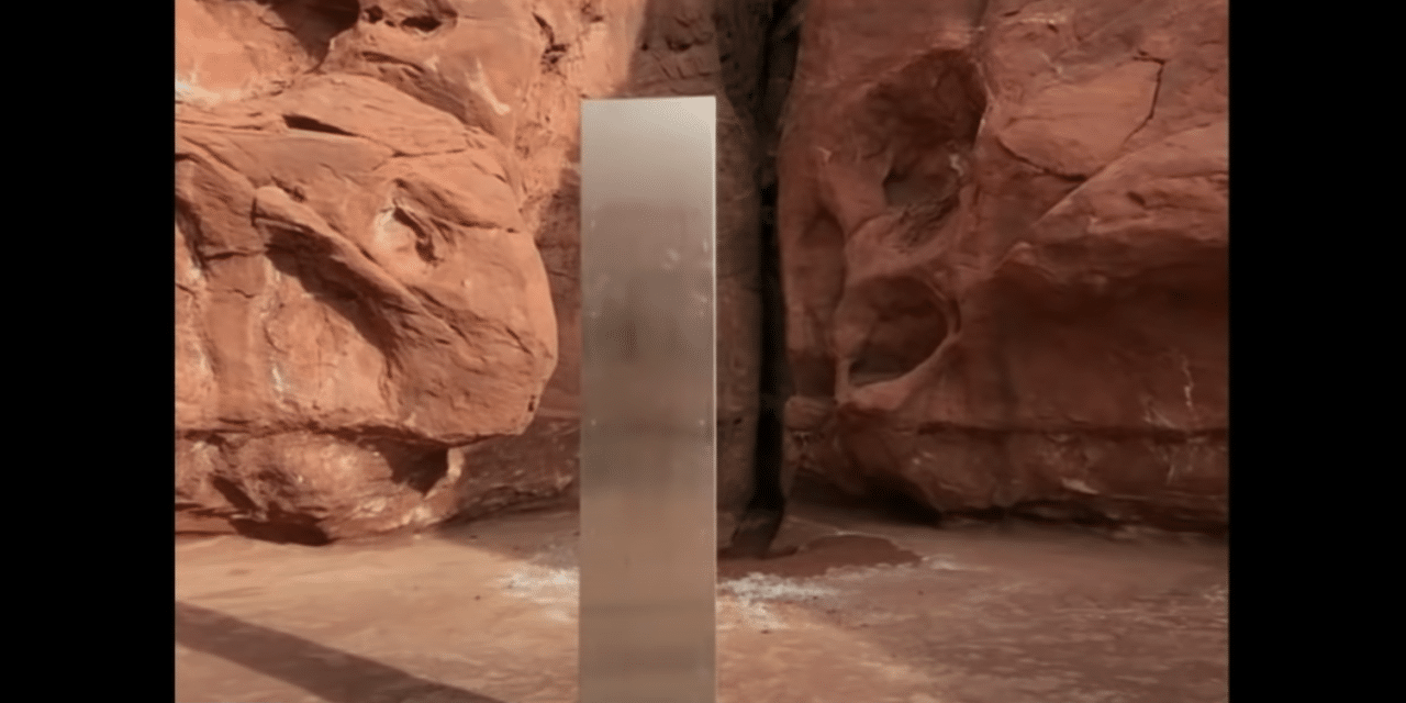 The mysterious Monolith object recently discovered in Utah desert has vanished