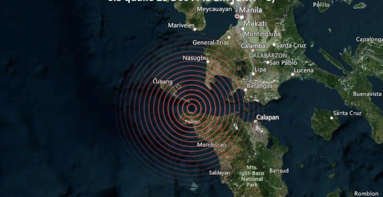 Powerful Magnitude 6.3 Earthquake Strikes South Of Philippines' Luzon 