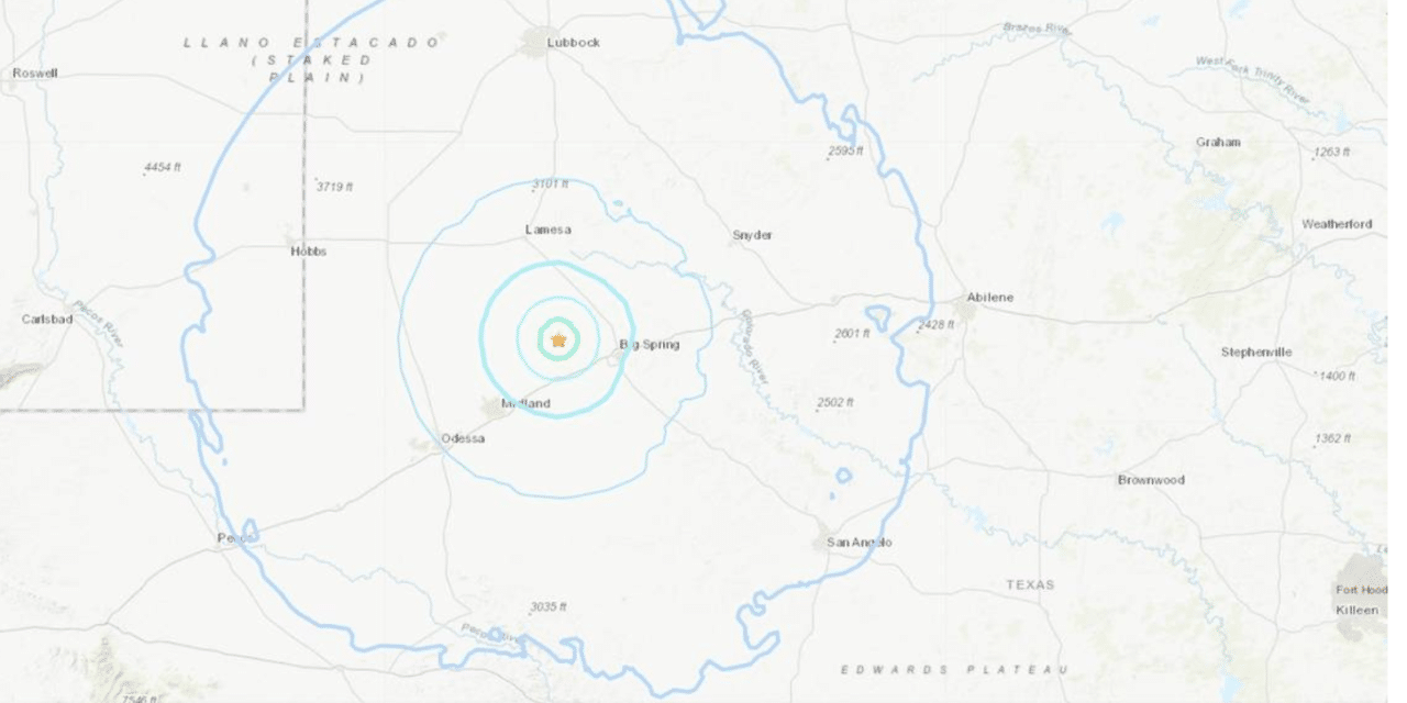 Three earthquakes rattle West Texas in two hours, including 4.0 magnitude quake