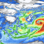 Bomb cyclone in northern Pacific Ocean may challenge all-time records