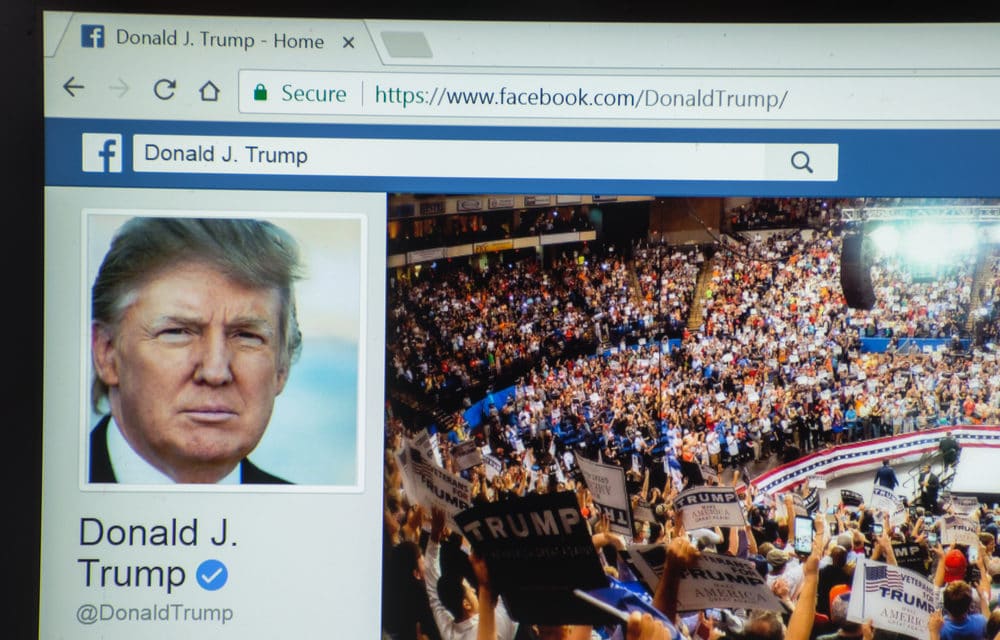 Facebook blocks President Trump from posting to his account