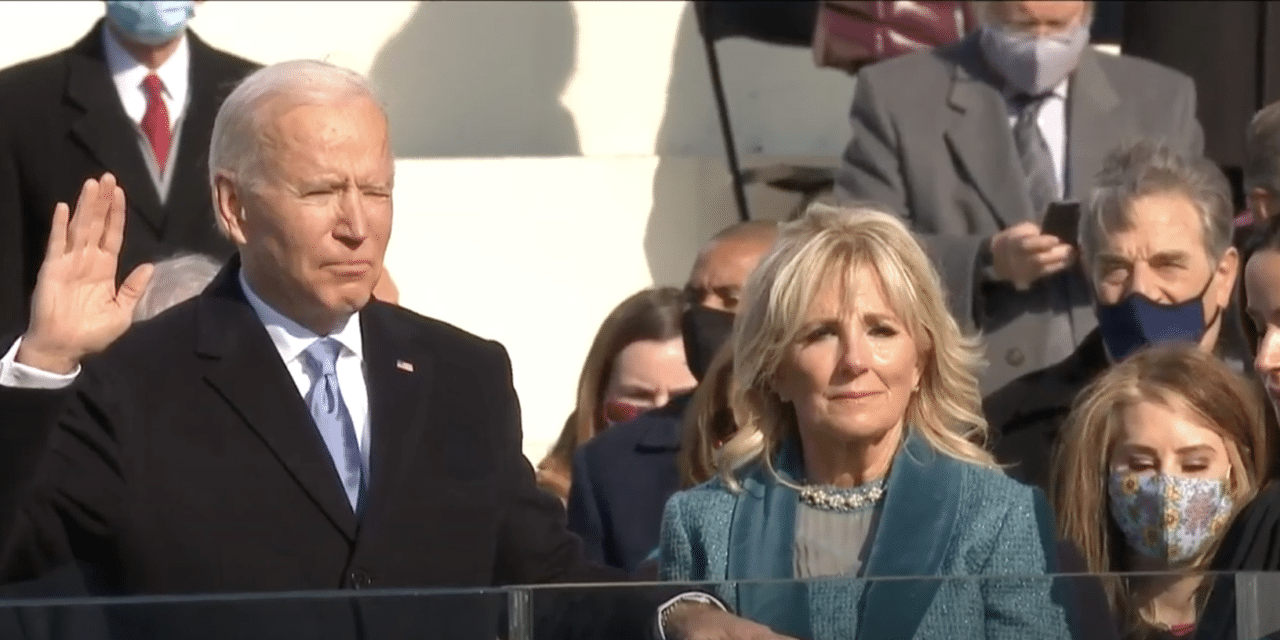 Joe Biden and Kamala Harris officially sworn in as President and Vice Present of the US