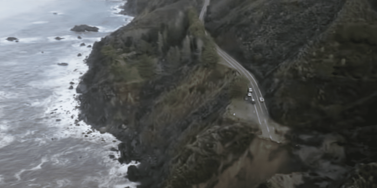 Massive piece of California’s Highway 1 near Big Sur has collapsed into the ocean