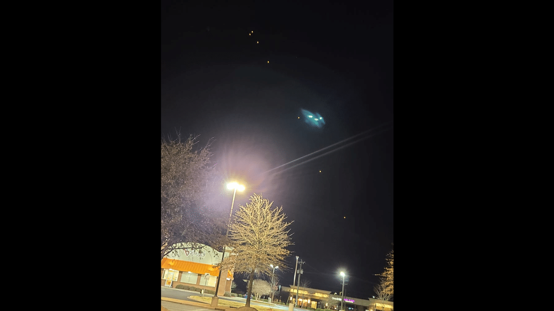 Mysterious cluster of lights seen in skies of Charlotte, NC