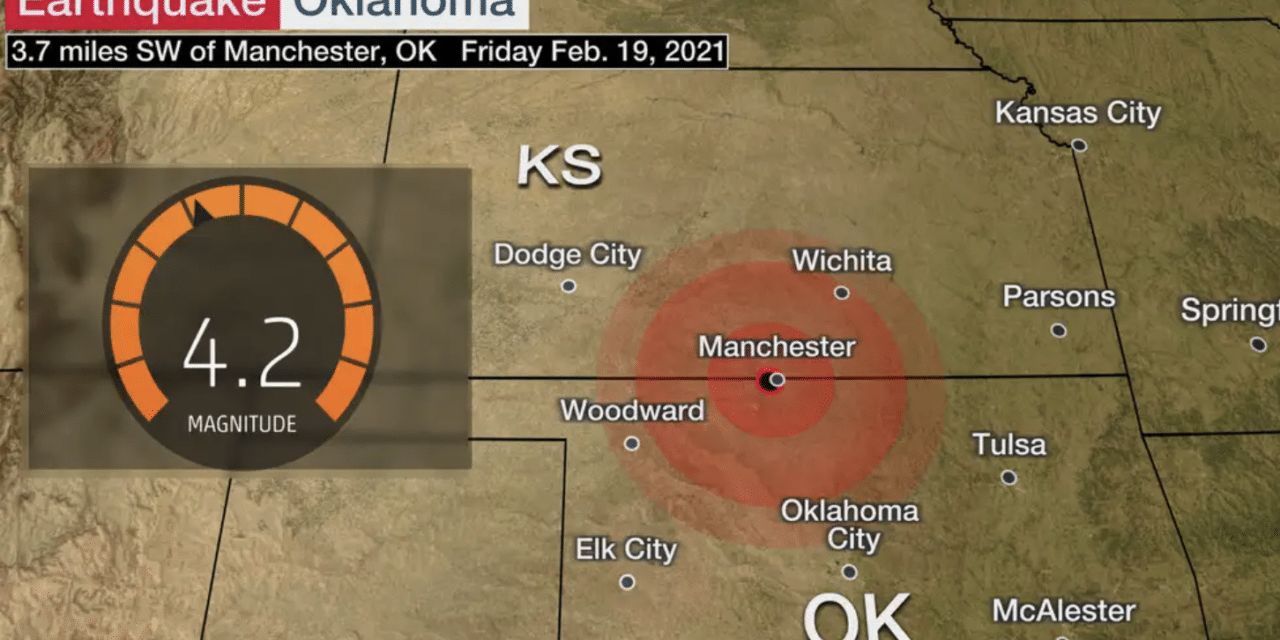 Magnitude 4.2 Earthquake Rattles Oklahoma and Kansas