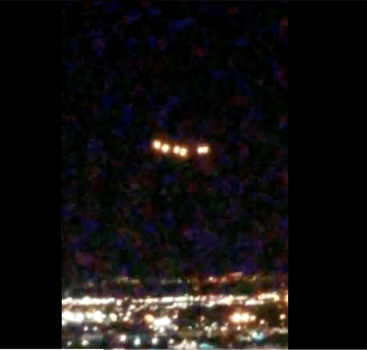 Huge UFO seen by hundreds of witnesses in Las Vegas