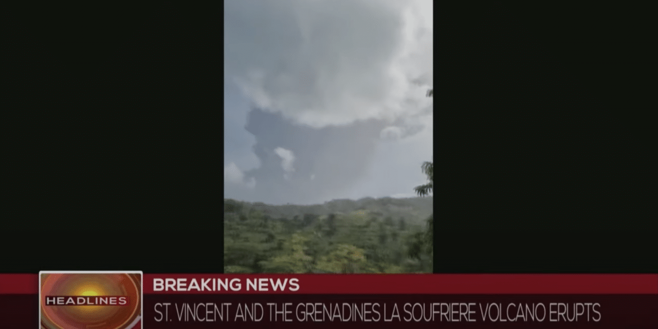 Explosive volcanic eruption rocks Caribbean island… Ash plume seen 5 miles high ..