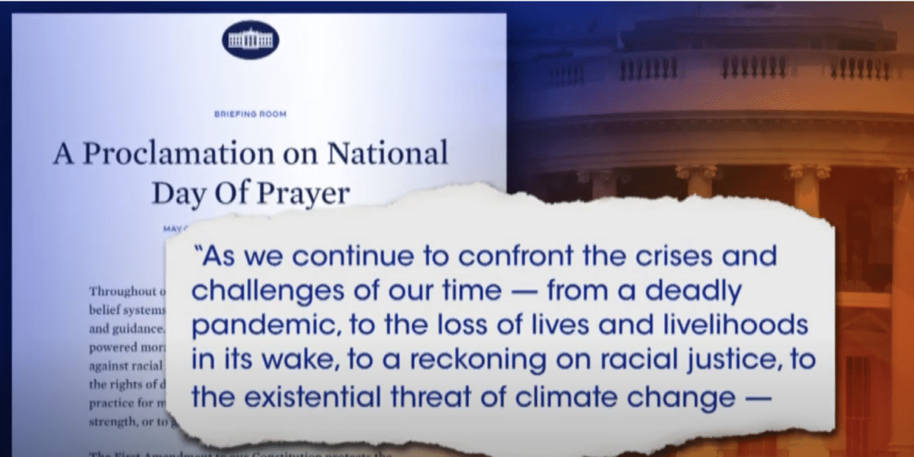 Franklin Graham warns that Biden administration’s choice of omitting God from National Day of Prayer proclamation was a dangerous move