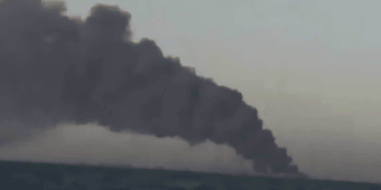 Iran’s largest navy ship catches fire and sinks under “mysterious and unclear circumstances”