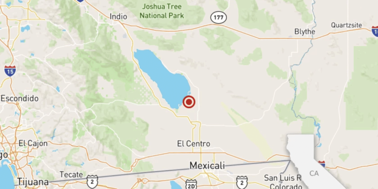Earthquake swarm rattles Imperial County in California producing strong magnitude 5.2 quake