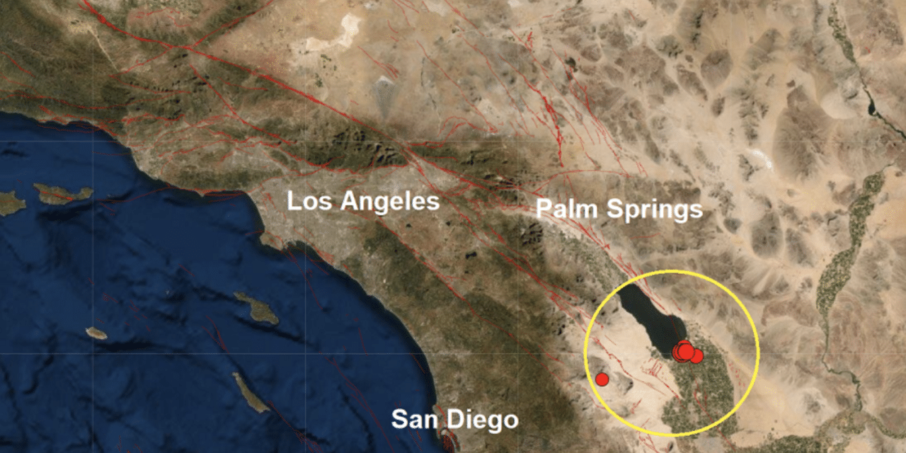 DEVELOPING: Swarm of 600+ earthquakes have rattled California-Mexico border…