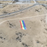 Activists in Beersheba just rolled out the Middle East’s largest LGBT pride flag