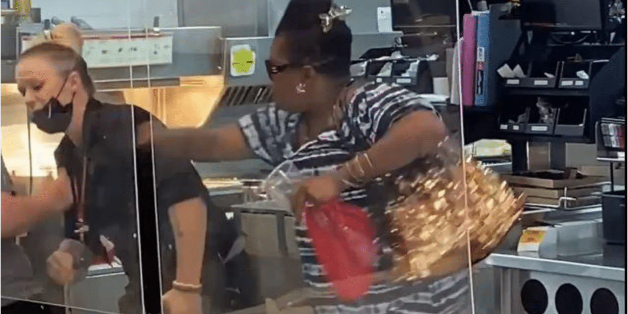 Woman flips out and begins cussing and punching McDonald’s employees over refusal to mix slushie flavors
