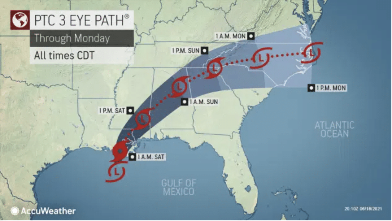 Gulf Coast Braces For First Significant Impact Of 2021 Hurricane Season