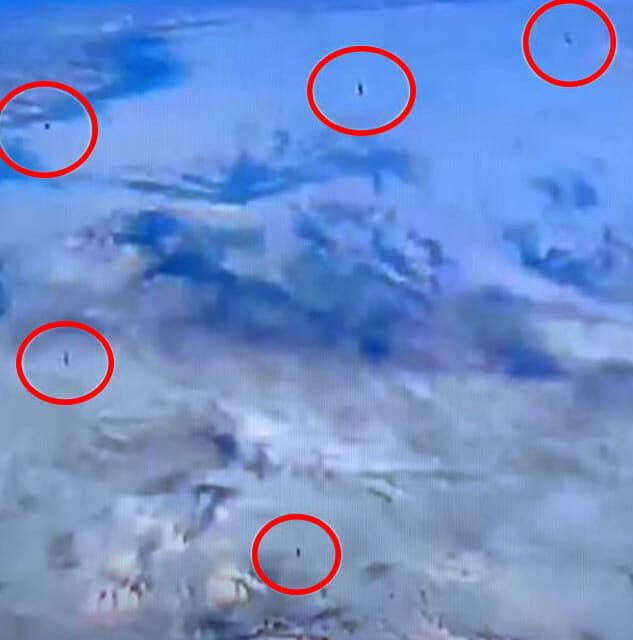 A fleet of UFOs was spotted hovering near International Space Station on NASA live stream