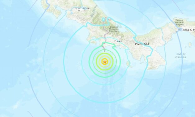 Huge magnitude 7.0 earthquake strikes off the coast of Panama