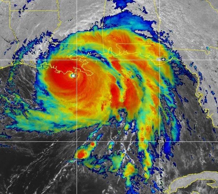 Hurricane Ida Makes Destructive Landfall In Louisiana At Cat 4, 150-185 ...