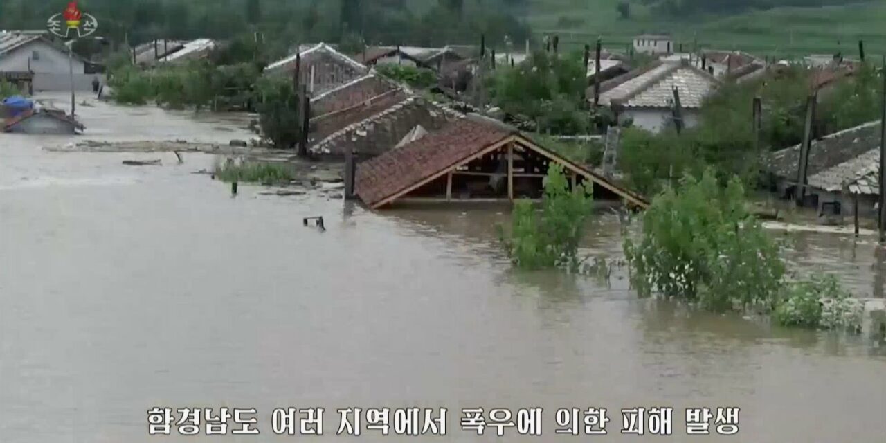Thousands evacuated and homes destroyed from catastrophic flooding in North Korea