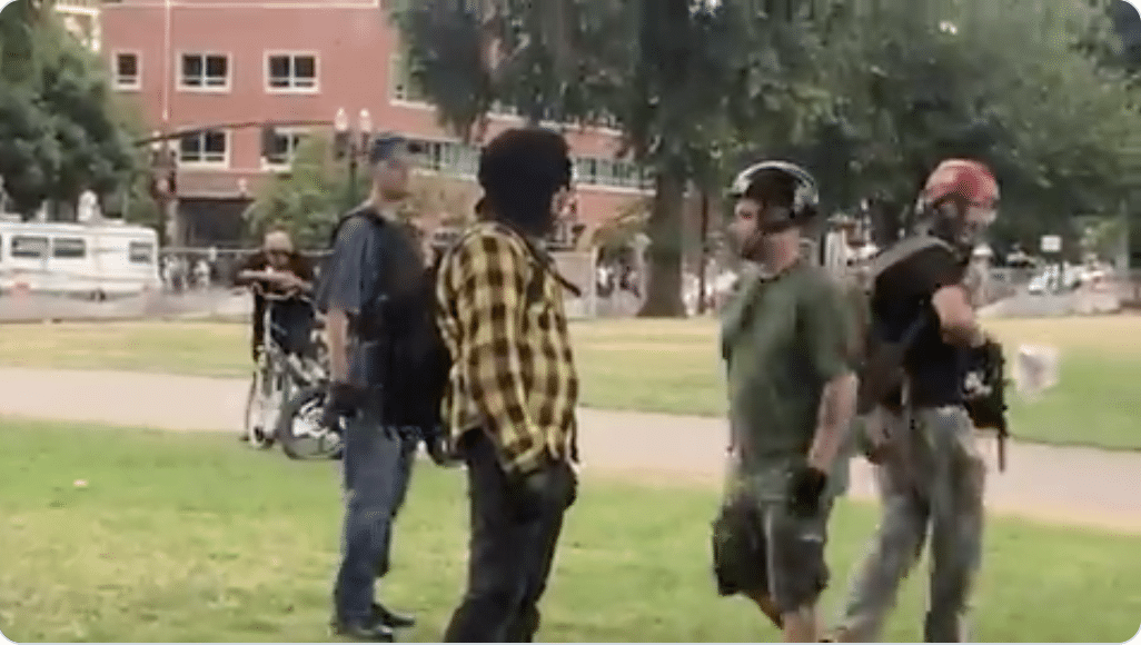 Proud Boys and Antifa clash at Christian gathering for prayer in Portland, Police never intervened