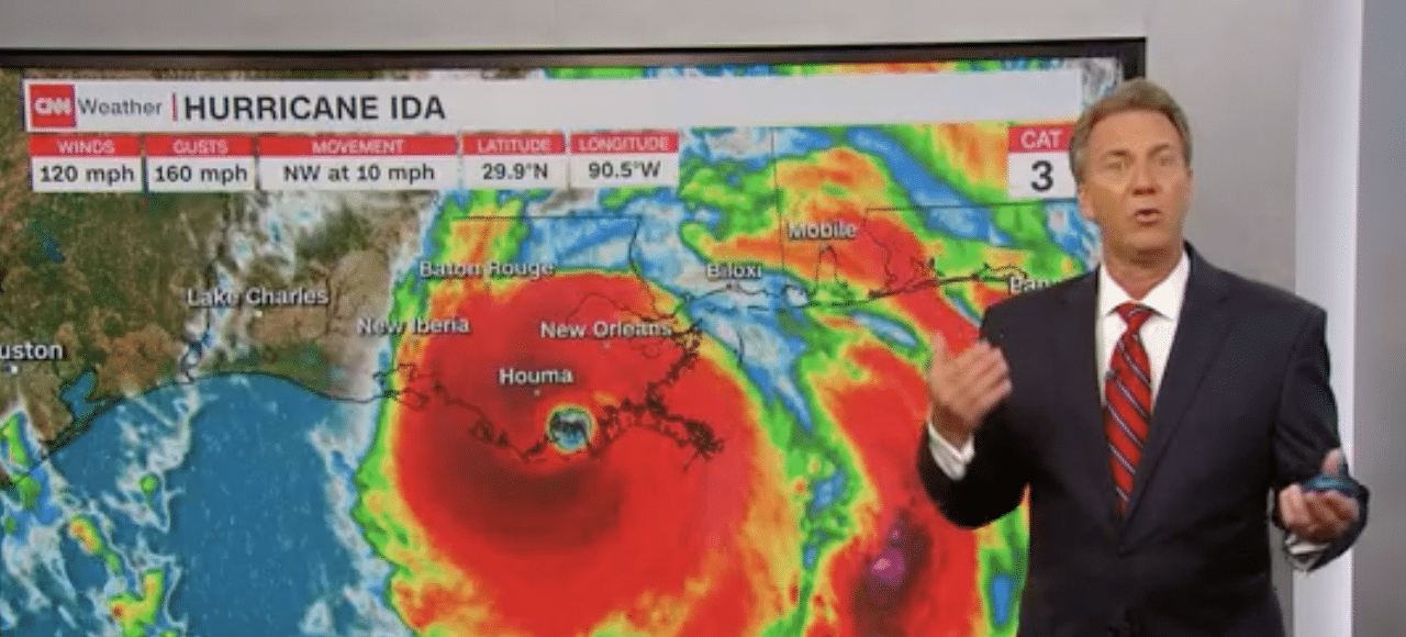 Force of hurricane Ida is so powerful that it has reversed the flow of the Mississippi River