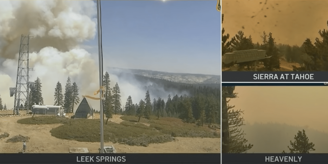 DEVELOPING: Lake Tahoe threatened by massive fire as more residents ordered to flee…