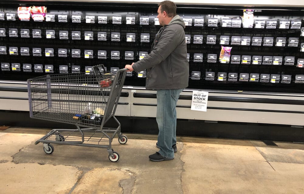 Frustrations reach boiling point as shoppers share photos of bare aisles in stores across the country