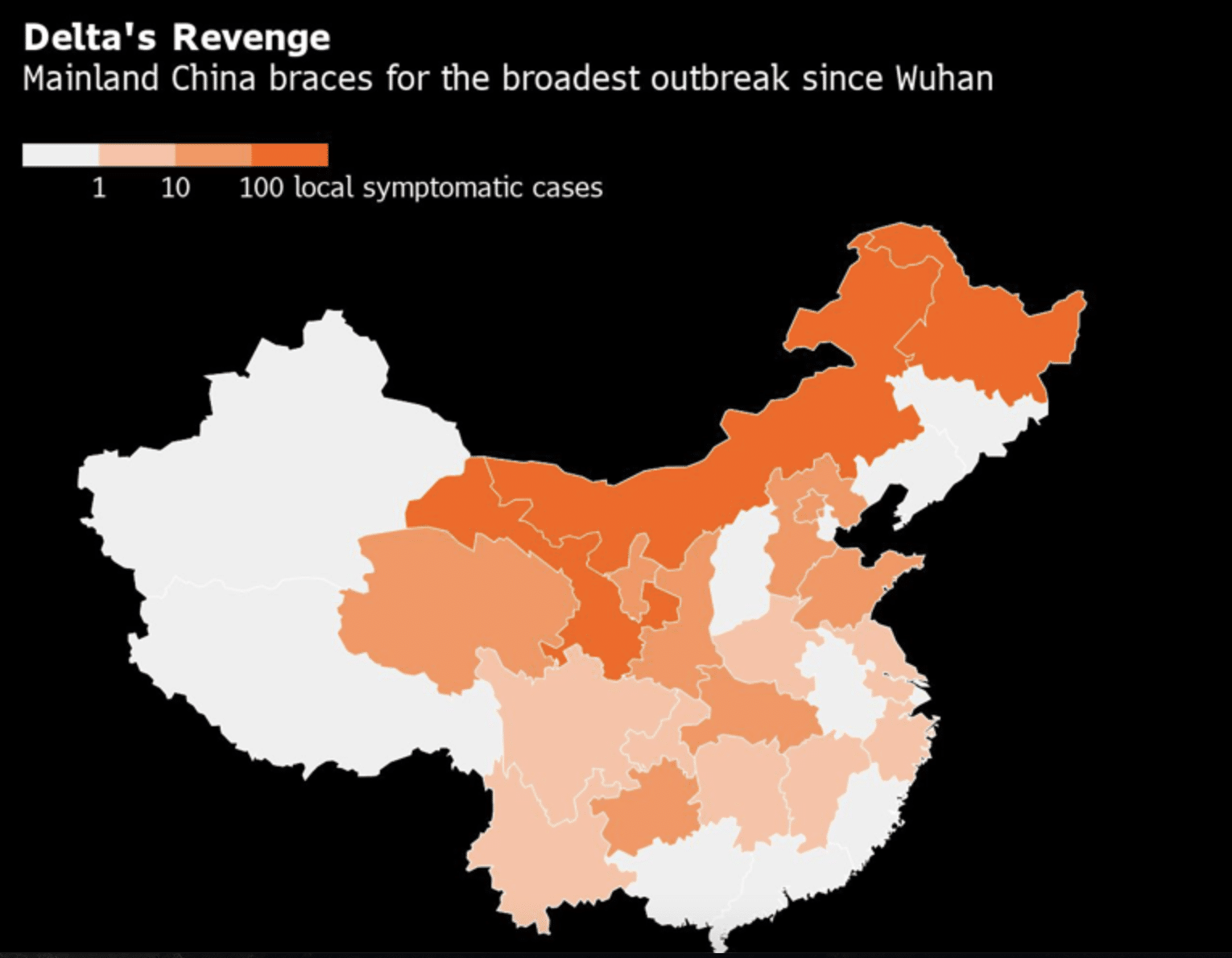 China's latest outbreak is the most widespread since Wuhan...Now in 19