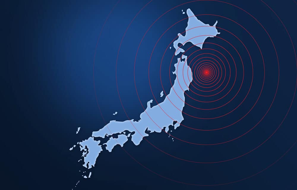 Magnitude 6.5 earthquake strikes southeast of Honshu, Japan
