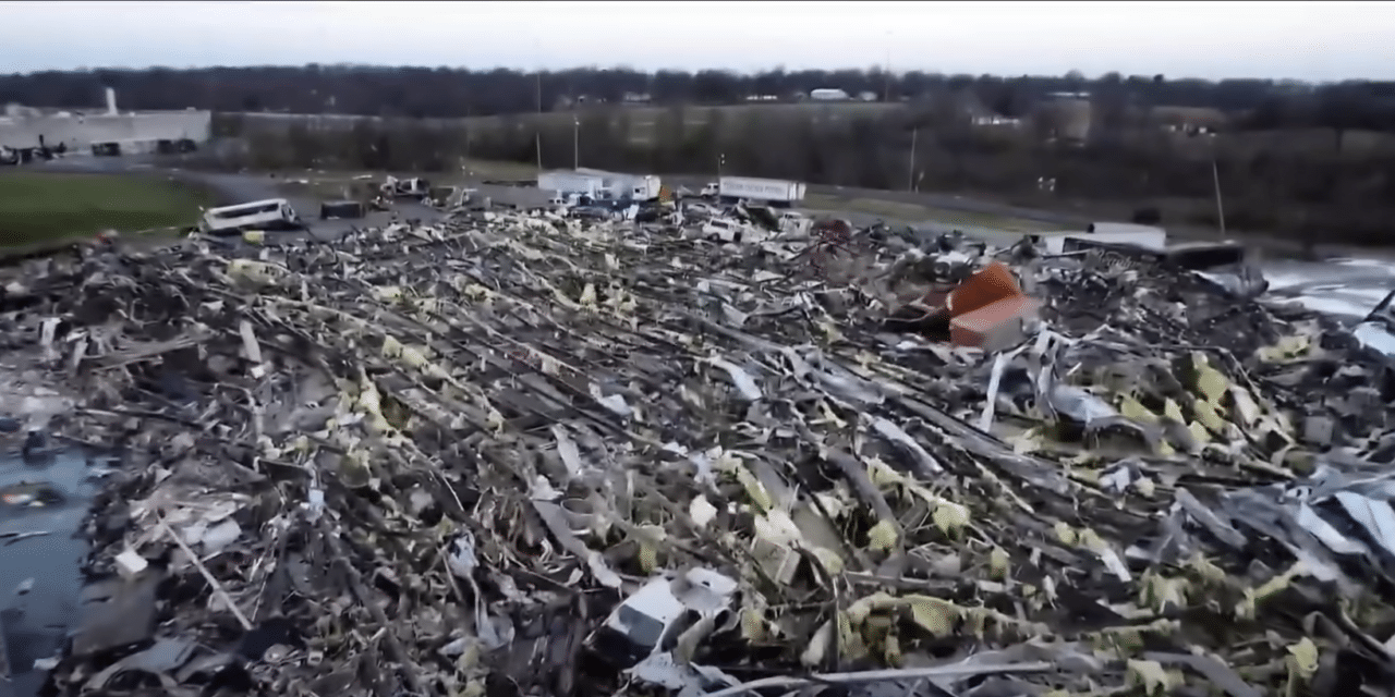 Factory workers were threatened with firing if they left before tornado