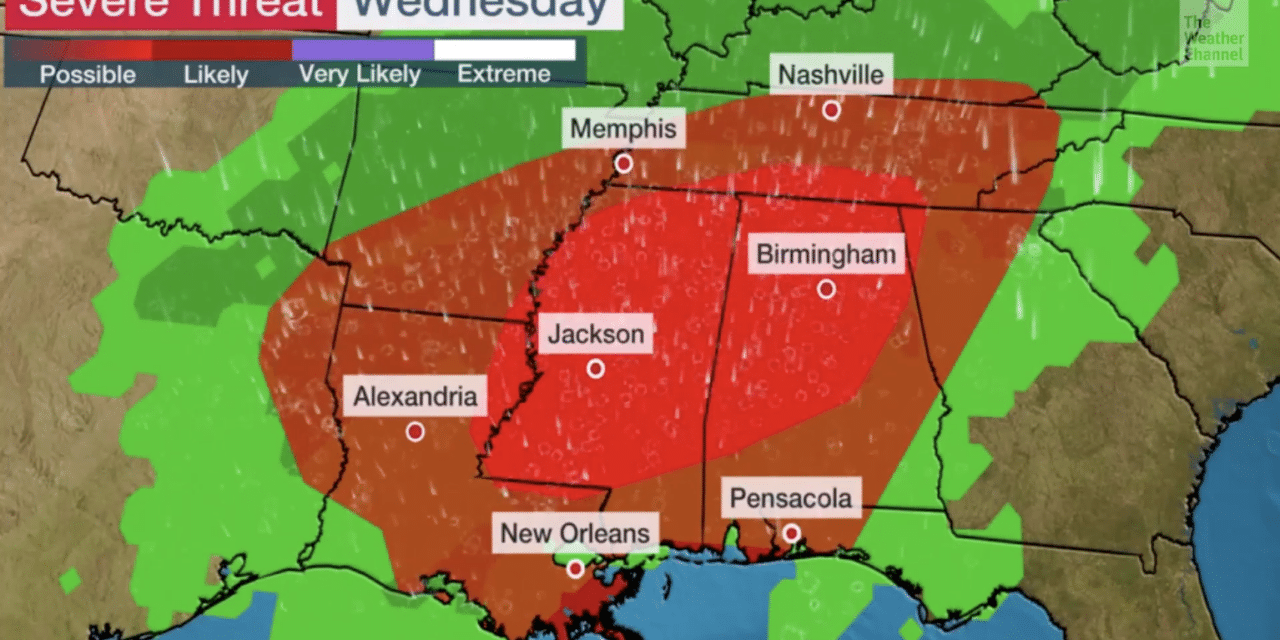 DEVELOPING: Southeast US in potential crosshairs for deadly weather in coming days
