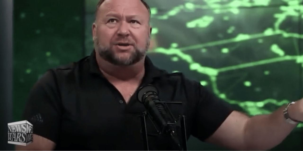 Alex Jones is threatening to ‘Dish Dirt’ on Trump for pushing the vaccine