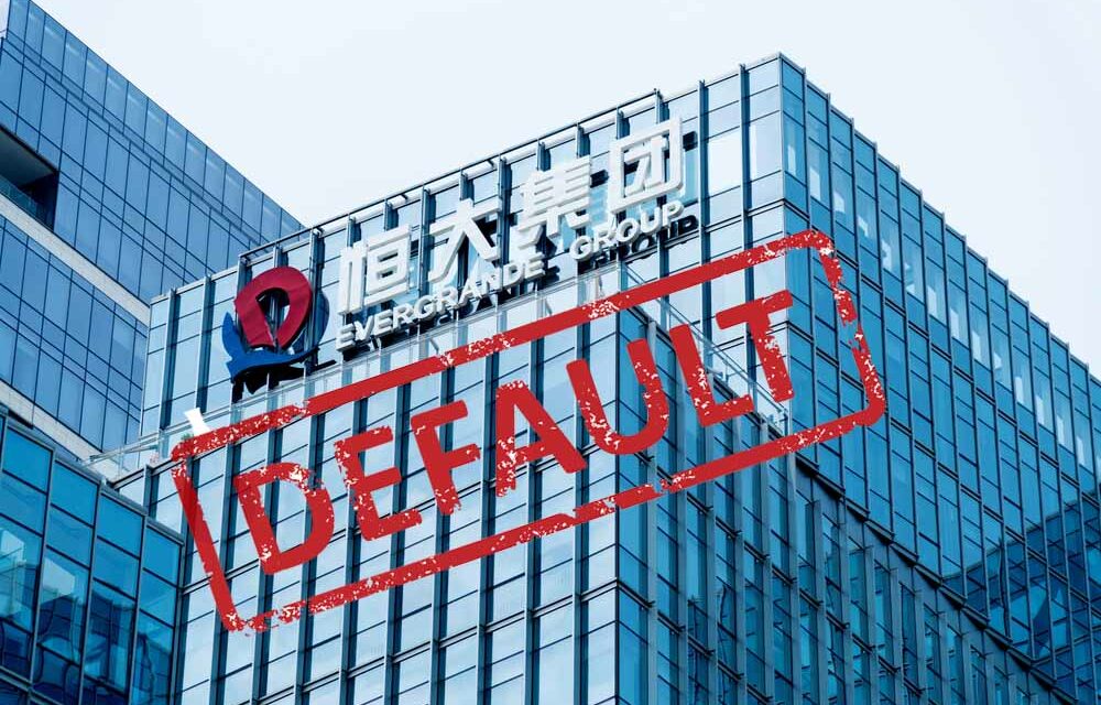 DEVELOPING: Property Giant Evergrande has just defaulted on its debt