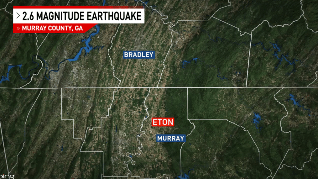Earthquake rattles GA/TN region, Many heard the tremor, thought it was a bomb or a plane, Homes rattled