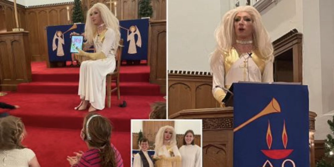 Drag Queen story hour for children has now come inside the Church