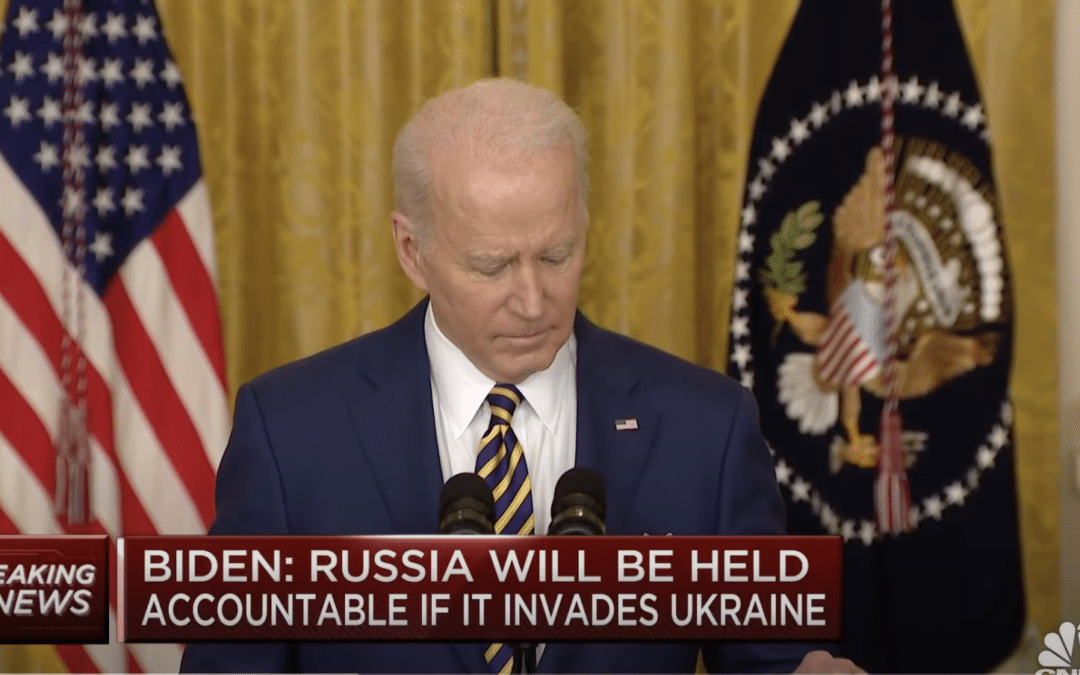 WAR DRUMS: Biden predicts Russia will invade Ukraine, warns of ‘disaster for Putin