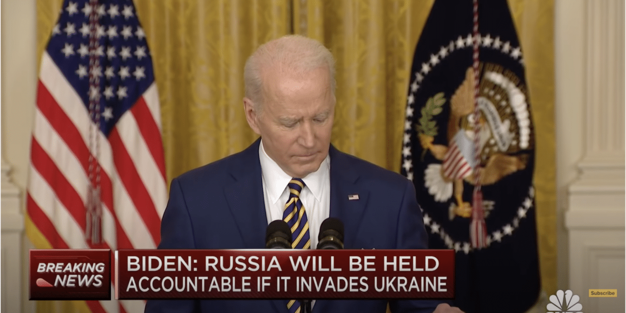 WAR DRUMS: Biden predicts Russia will invade Ukraine, warns of ‘disaster for Putin