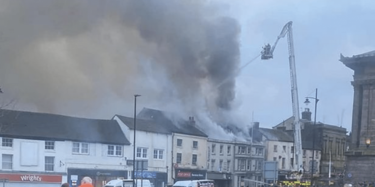 Stunned onlookers claim they saw ‘demonic faces’ in smoke as alleged haunted pub burns down