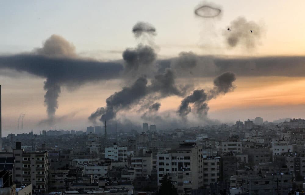 IDF carries out military strike against Gaza in retaliation to rocket fire toward Israel