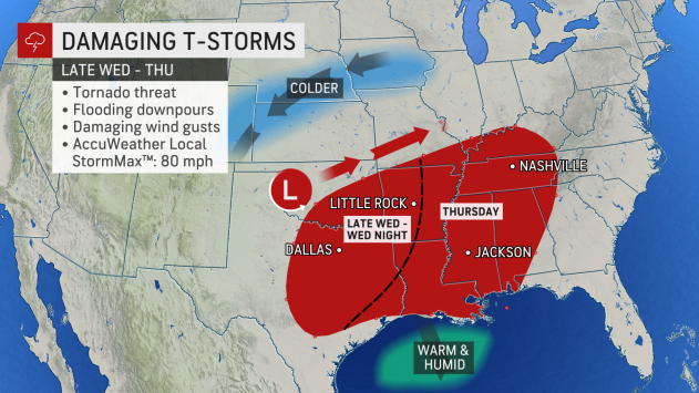 DEVELOPING: 11 states under dangerous weather threat from violent storm system