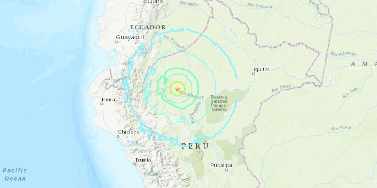 Strong magnitude 6.8 earthquake rattles Northern Peru