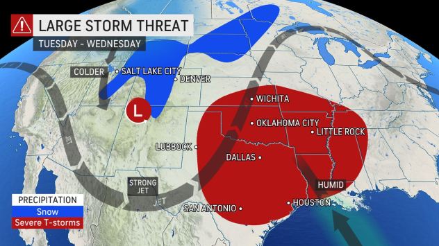 Forecasters warn storm-weary South may face new tornado outbreak in coming days