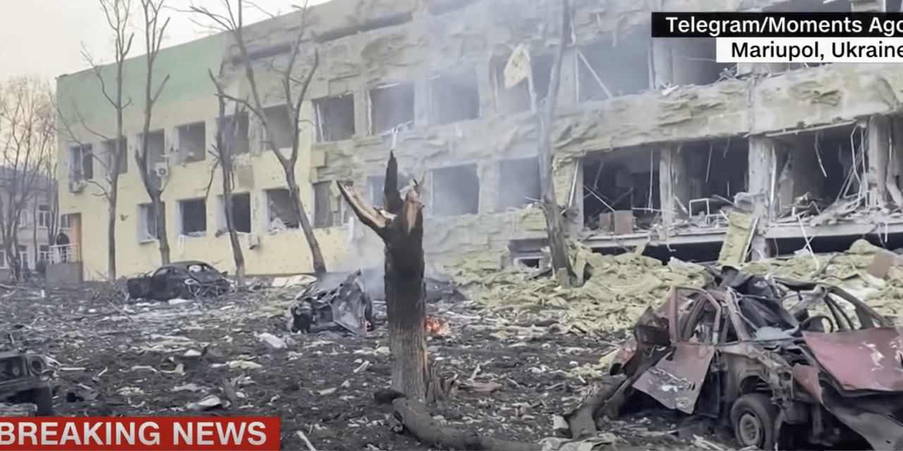 Russia bombs Ukrainian maternity hospital, children trapped in rubble, using thermobaric rockets, recruiting Syrians to fight, accuses the US of declaring “Economic War”